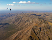 Above Cerro Uritorco :: Paragliding from Cuchi Corral, La Cumbre, Sierras de Cordoba, Argentina
