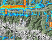 Hot paragliding areas :: Paragliding highways of Austrian high Alps, High Tauern Alps, Austria