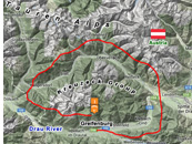 XC flying from Greifenburg :: Sample paragliding XC route around Kreuzeck Group, Carinthia, High Tauern Alps, Austria