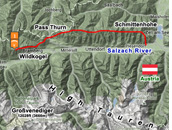 XC flying in Pinzgau :: Classic paragliding XC route in Pinzgau - the Pinzgau Walk, Pinzgau, High Tauern Alps, Austria