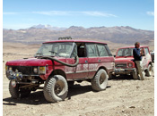 BBC Top Gear Bolivia Special - Crossing the high altitude desert at 5000m with Jeremy's Range Rover and James' Suzuki, Altiplano, The Andes, Chile