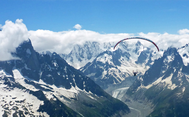 Paragliding in South Tyrol, Italian Alps during the XC Camp 2022