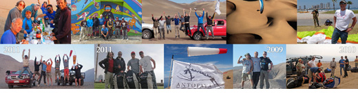 Paragliding trips to Iquique, Chile since 2007